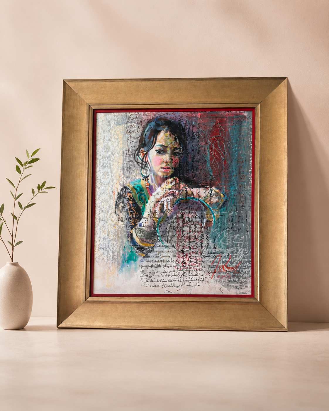 Tableau original d'artiste marocain