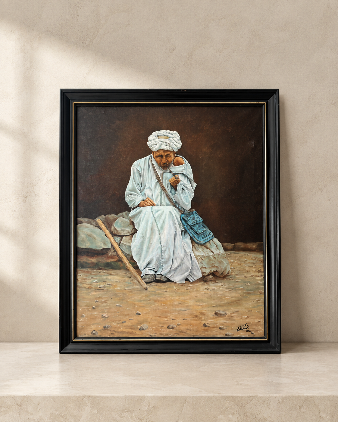 Essasi — Un vieux Cheikh dans les montagnes du Souss